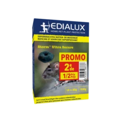 EDIALUX Blocs Contre Rats Et Souris Strom 300g - 2 Pièces