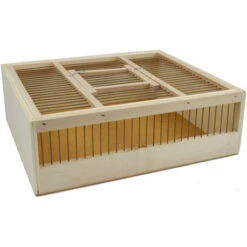 Cage De Transport En Bois 35x31x11cm