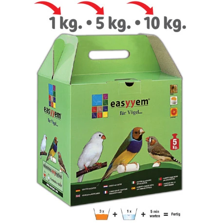 Patée Aux Oeufs Pour Oiseaux Exotiques 10kg - Easyyem